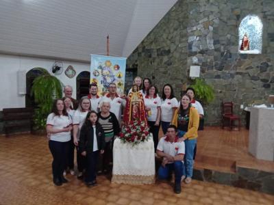 Centenas de FiÃ©is participaram da abertura da programaÃ§Ã£o religiosa da 61Âª Festa do Senhor Bom Jesus em Campo Mendes